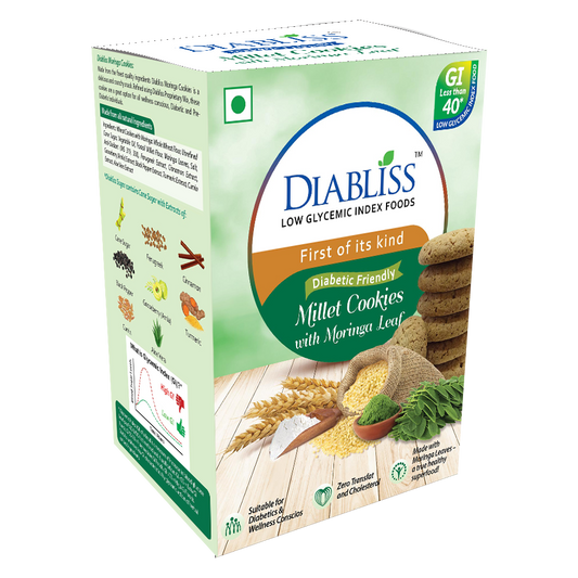 Diabliss Diabetic Friendly Millet Cookies With Moringa Leaf