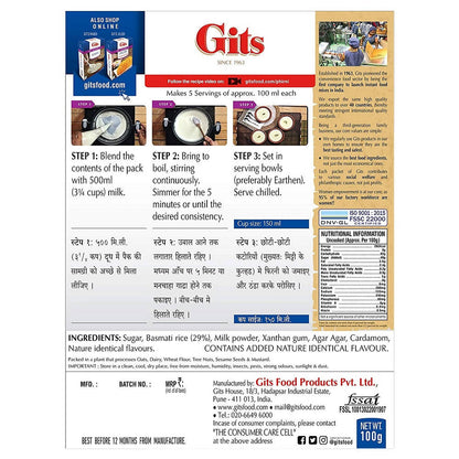 Gits Phirni Dessert Mix