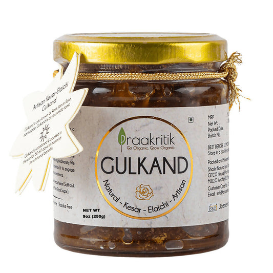 Buy Praakritik Natutal Kesar Elaichi Artisan Gulkand from DrMediCart