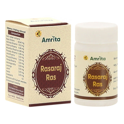 Buy Amrita Rasaraj Ras - Effective Solution for Neuro Tablets from DrMediCart, Ship from India to USA