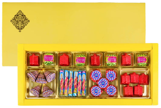Buy Deesha Foods Yellow Sapphire Crackers Chocolates from DrMediCart