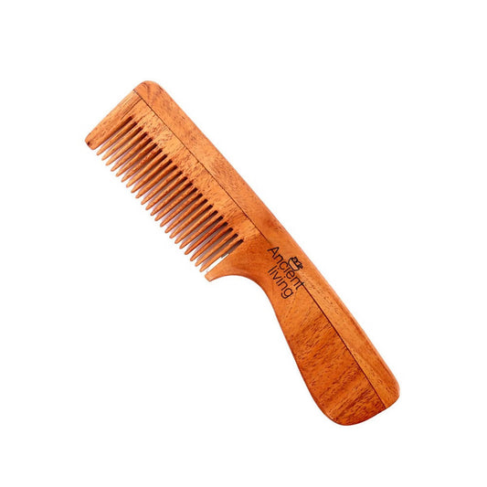 Buy Ancient Living Neem Wood Comb With Handle from DrMediCart, Ship from India to USA