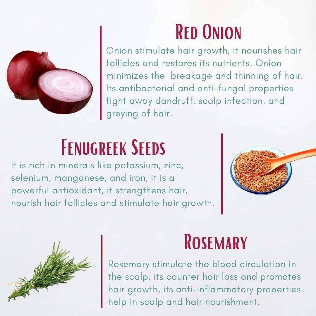 Aegte Premium Onion Hair Oil ingredients