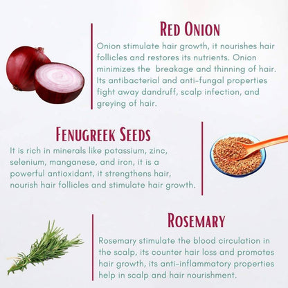 Aegte Premium Onion Hair Oil ingredients