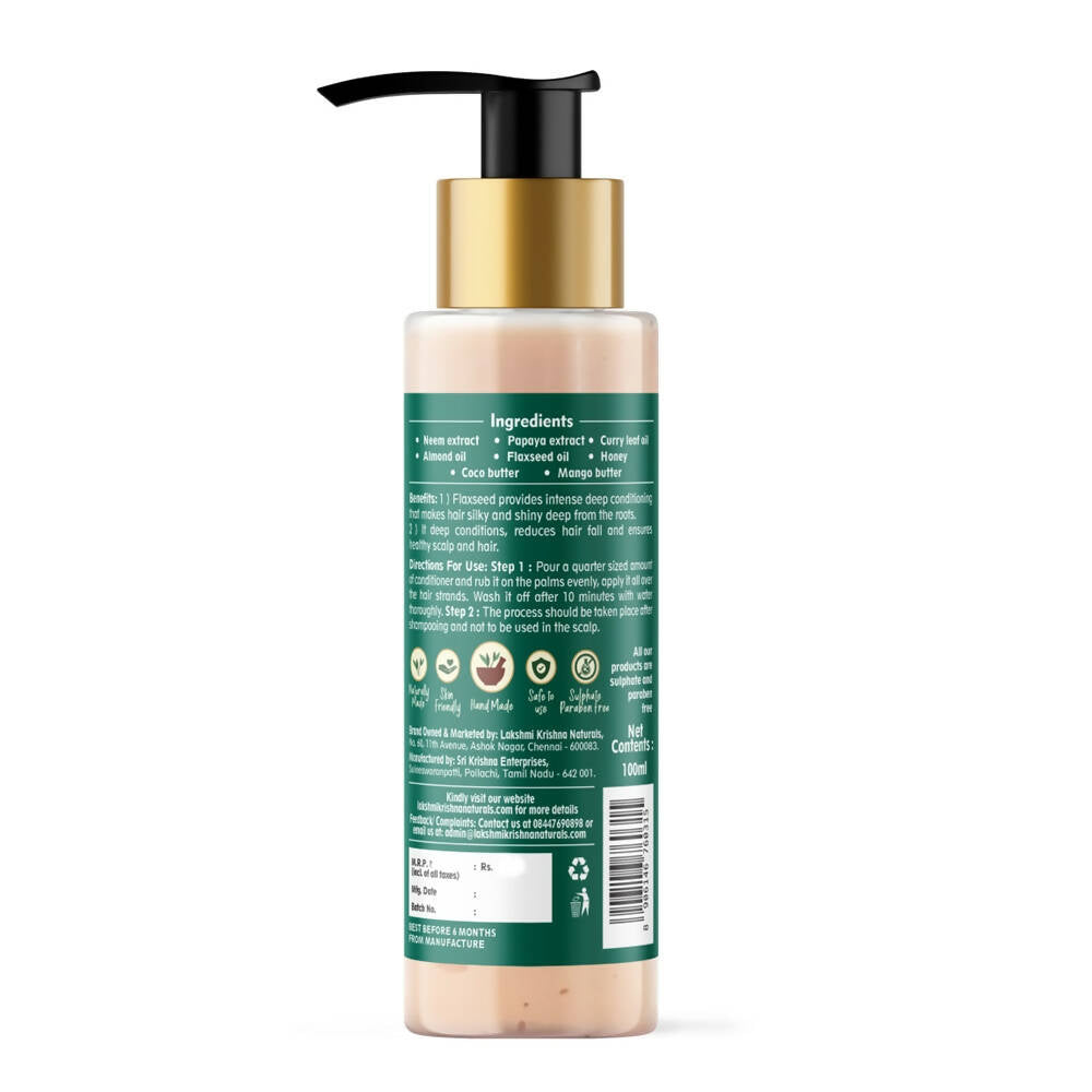 Lakshmi Krishna Naturals Flaxseed Hydrating Conditioner - DrMediCart