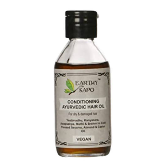 Buy Earthy Sapo Conditioning Ayurvedic Hair Oil from DrMediCart, Ship from India to USA