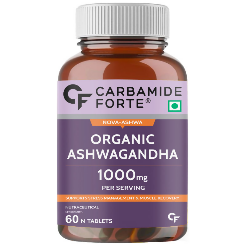 Carbamide Forte Organic Ashwagandha 1000mg Tablets