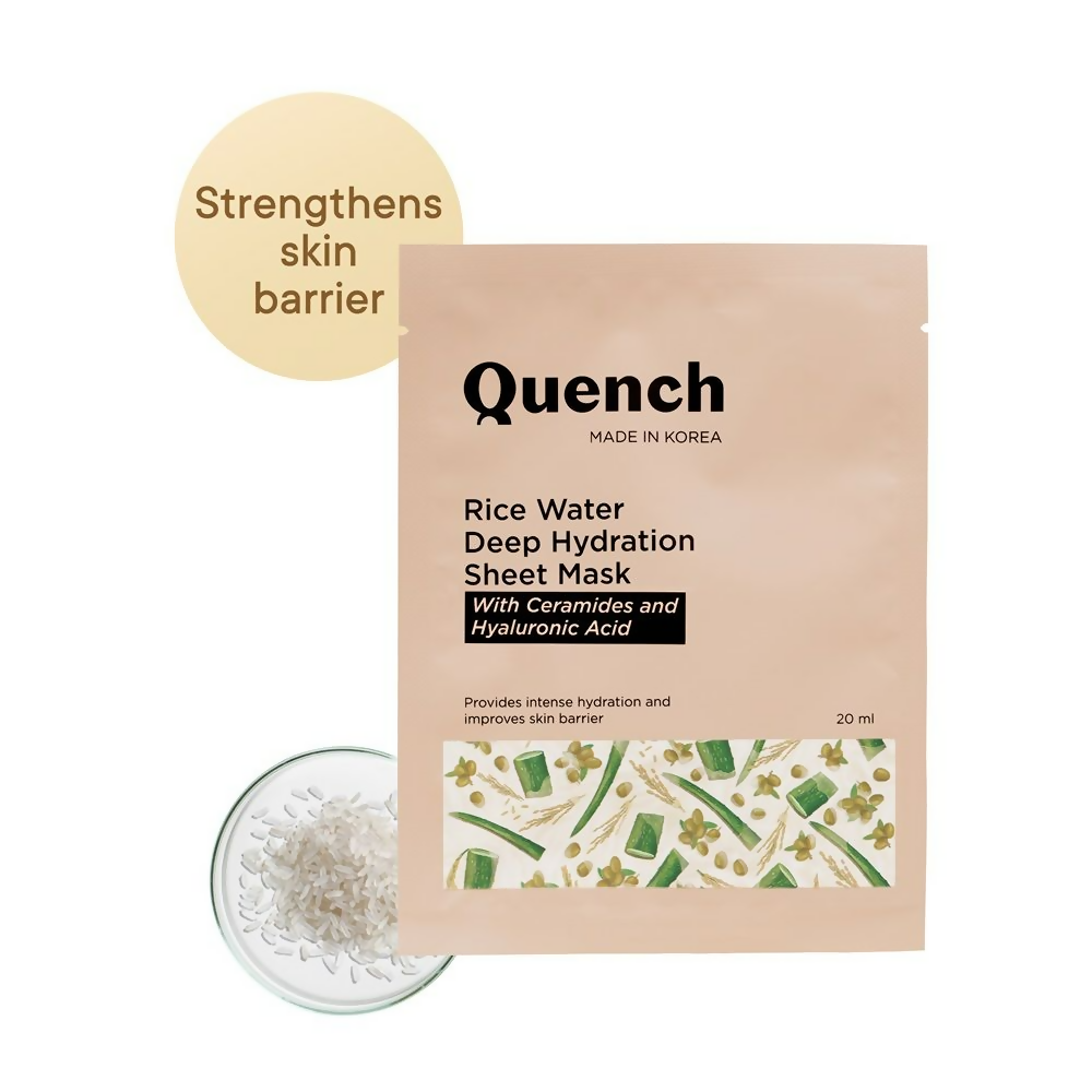 Quench Rice Water Deep Hydration Sheet Mask