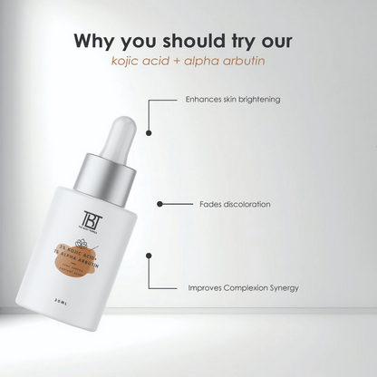 The Body Temple 2% Kojic Acid + 1% Alpha Arbutin Face Serum
