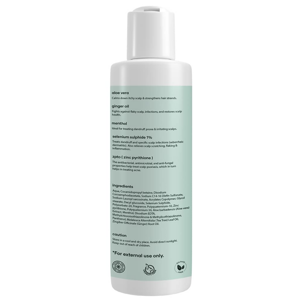 Mars By GHC Anti-Dandruff Shampoo With Aloe Vera & Menthol