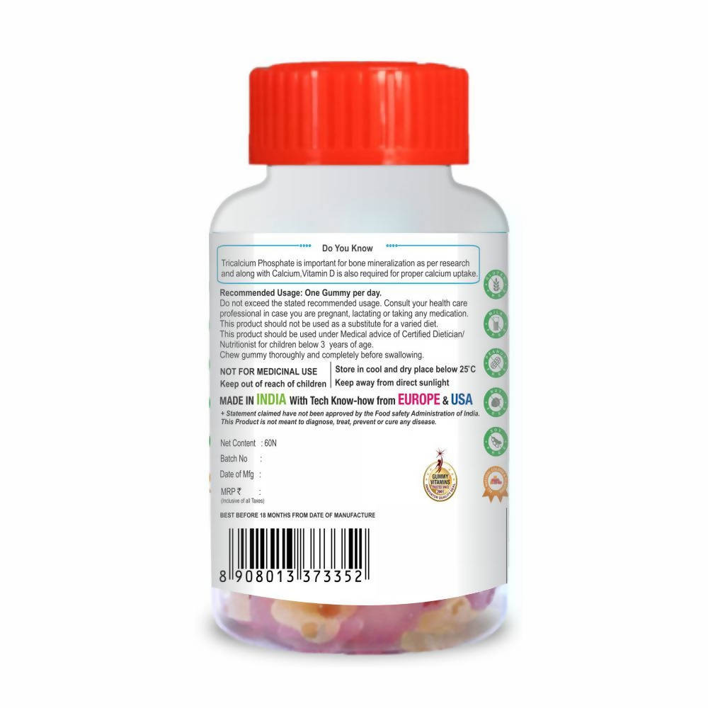 Pure Nutrition Kids Calcium Vitamin D Gummies