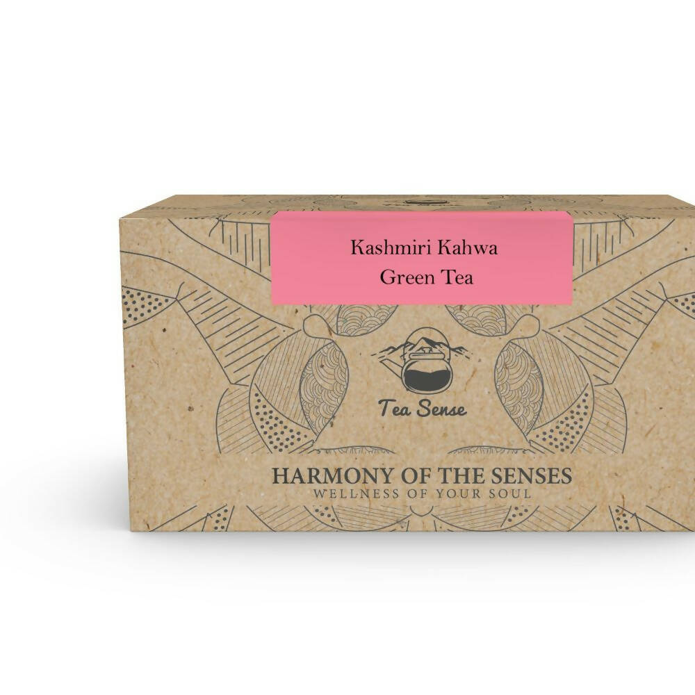 Tea Sense Kashmiri Kahwa Detox Green Tea Bags Box - Drmedicart