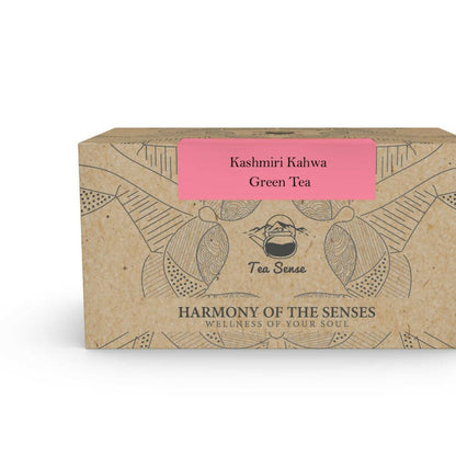 Tea Sense Kashmiri Kahwa Detox Green Tea Bags Box - Drmedicart