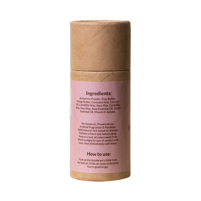 The Bare Bar Rose Vanilla Deodorant