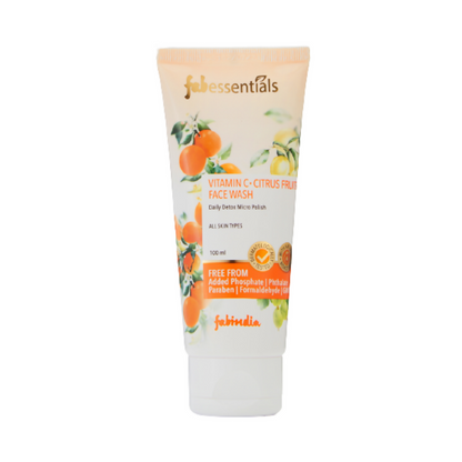 fabessentials vitamin c citrus fruits face wash buy in usa