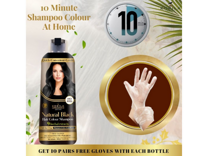 Kokila Organics NO PPD Shampoo Hair Colour - Black