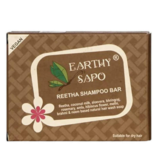 Buy Earthy Sapo Reetha Shampoo Bar from DrMediCart, Ship from India to USA