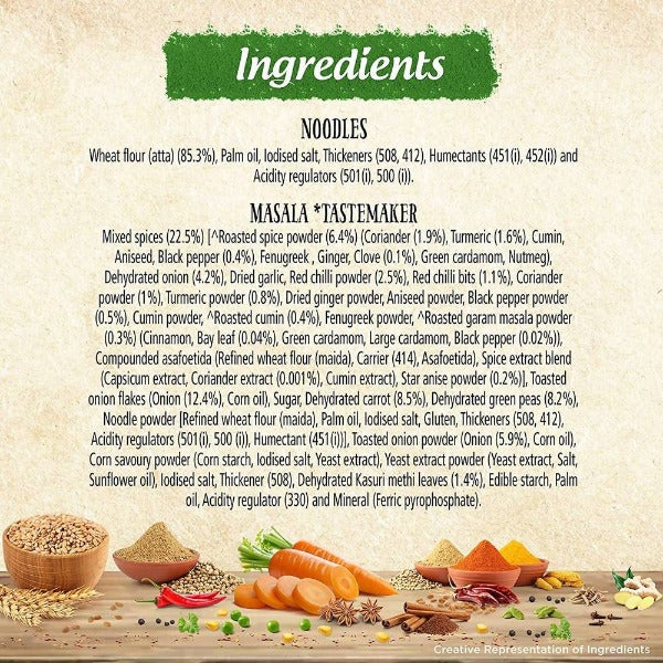 Maggi Nutri-Licious Masala Atta Noodles - Veg 290 Gms Pouch