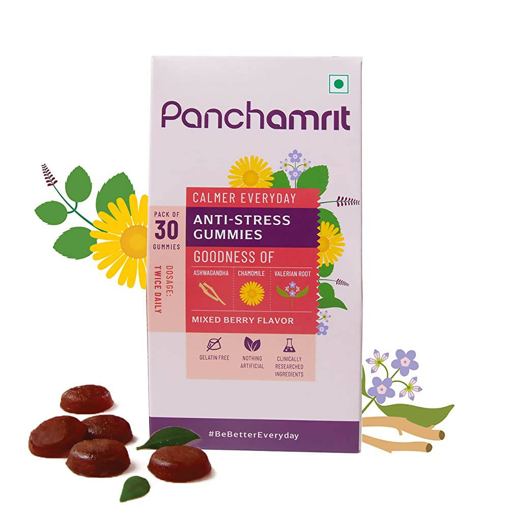 Buy Panchamrit Anti-calmness  Gummies- Mixed Berry Flavor from DrMediCart, Ship from India to USA