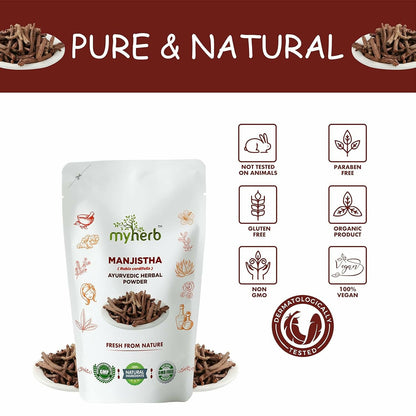 Myherb Pure Natural Organic Manjistha Powder