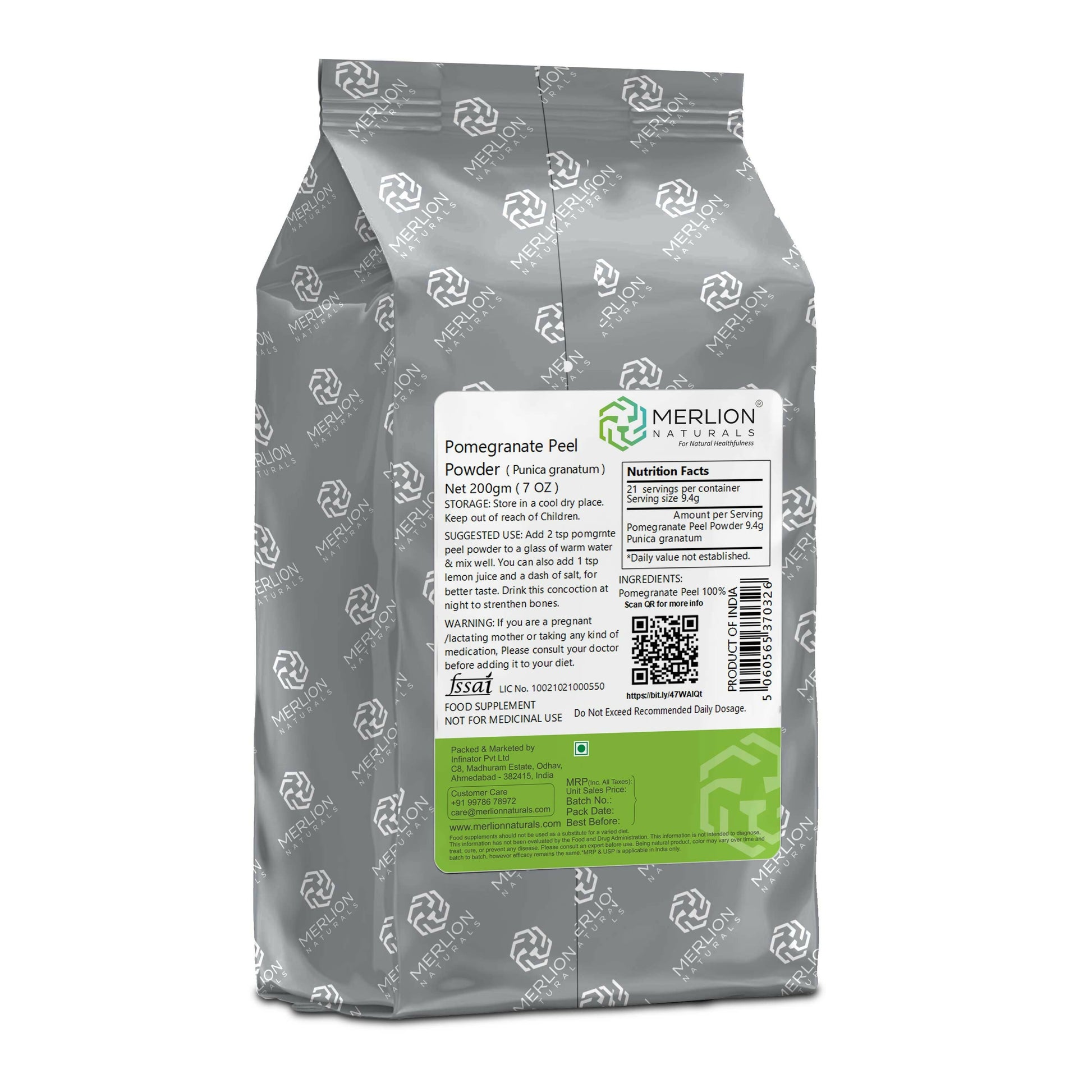 Merlion Naturals Pomegranate Peel Powder