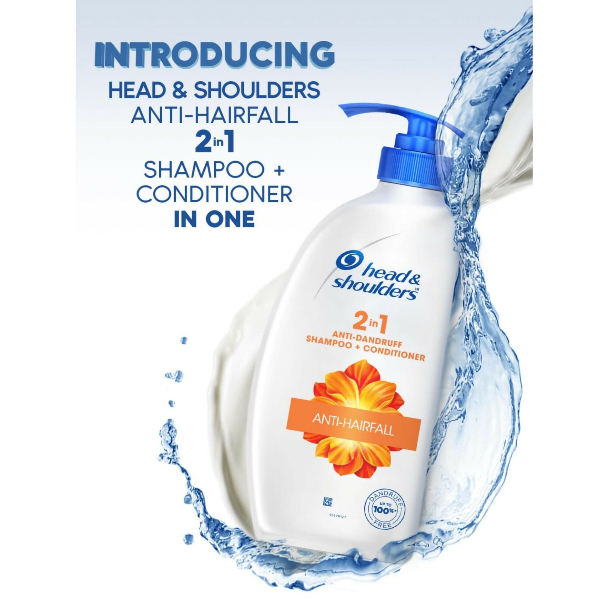 Head & Shoulders 2-In-1 Anti Hairfall, Anti Dandruff Shampoo + Conditioner