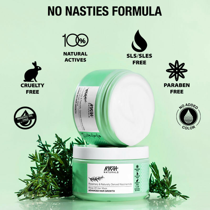 Nykaa Naturals Advanced Hair Growth Hair Mask With Rosemary & Naturally Derived Niacinamide