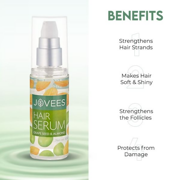 Jovees Hair Serum With Grape Seed & Almond Oil