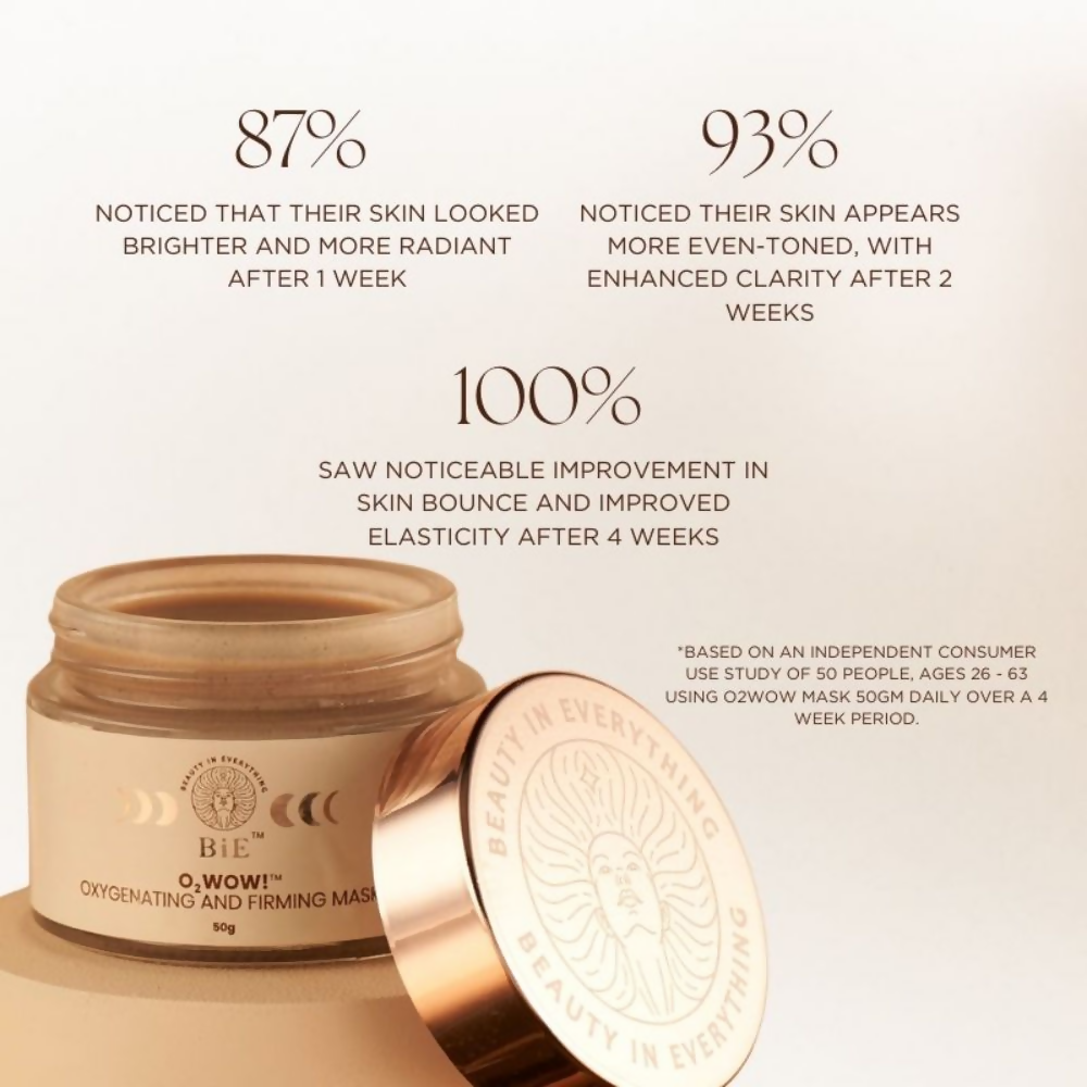 BiE O2wow Oxygenating & Firming Mask With Oxygen Vital For Brightening Skin