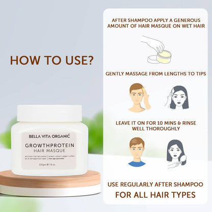Bella Vita Organic Growth Protein Hair Masque