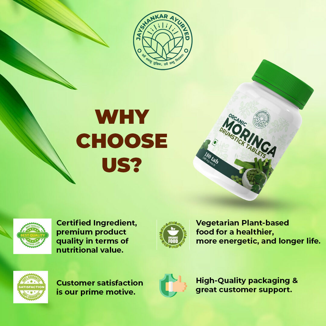 Jayshankar Ayurved Moringa Drumstick Tablets