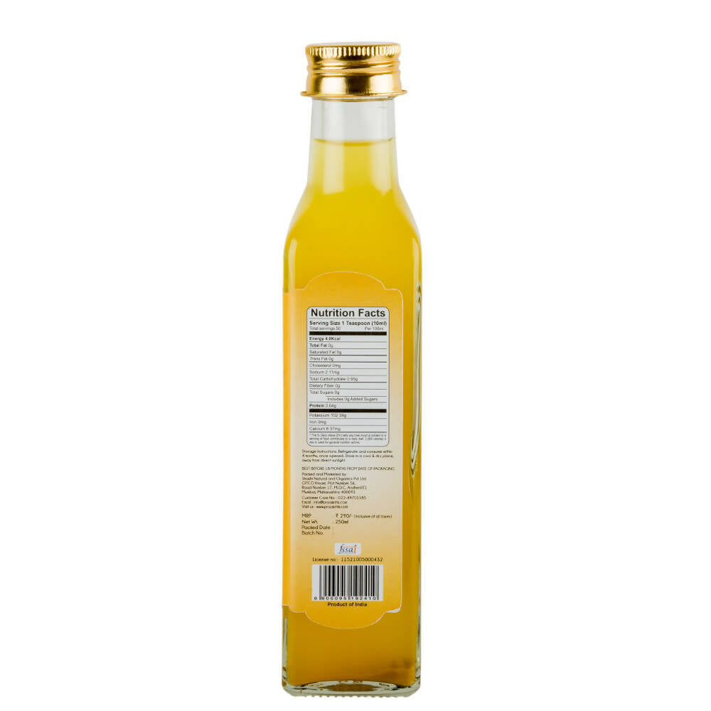 Praakritik Organic Apple Cider Vinegar With Ginger & Turmeric - Drmedicart