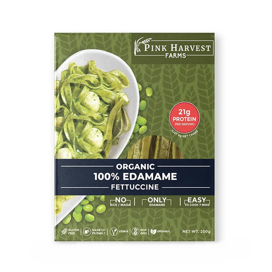 Pink Harvest Organic 100% Edamame Fettuccine