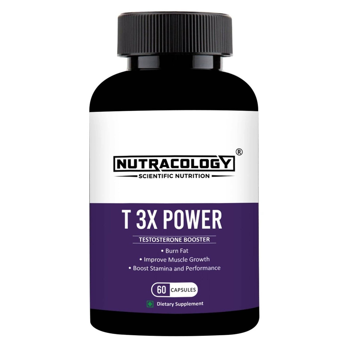 Nutracology T 3X Power Testosterone Booster For Muscle Strength Energy For Men