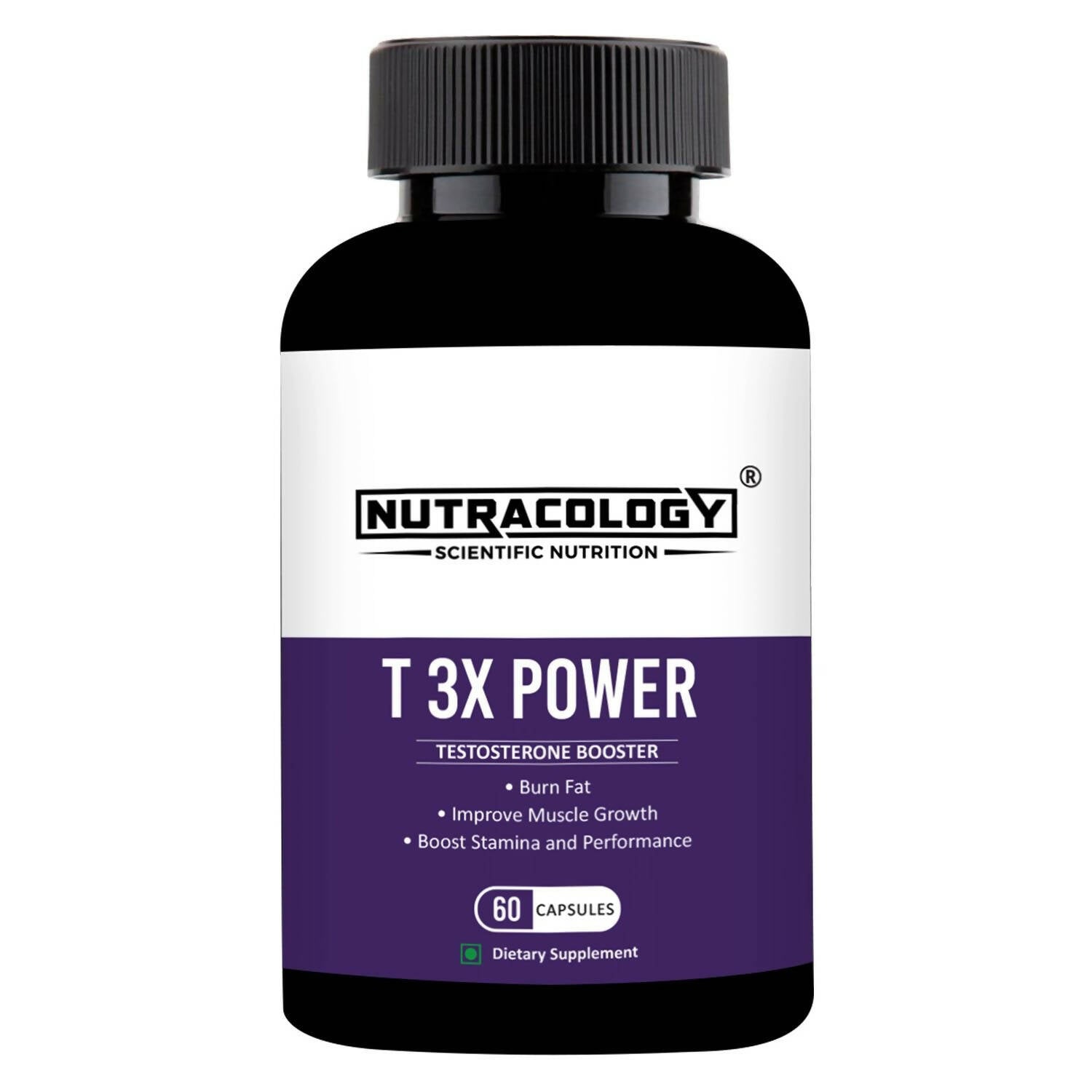 Nutracology T 3X Power Testosterone Booster For Muscle Strength Energy For Men