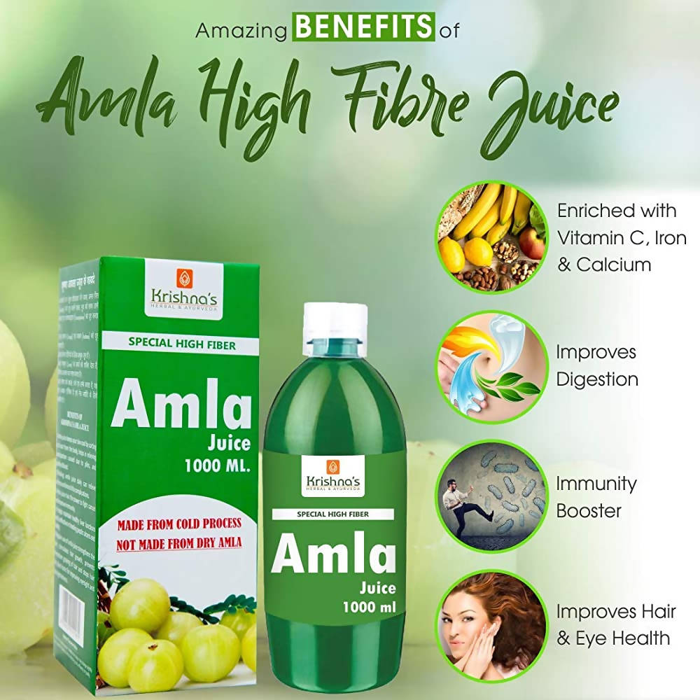 Krishna's Herbal & Ayurveda Special High Fibre Amla Juice