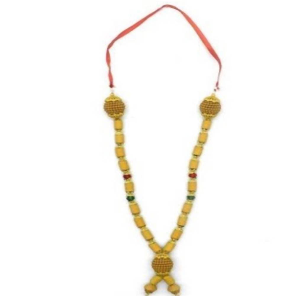 Buy Puja N Pujari Multi Color Pearls Garland For God Idols