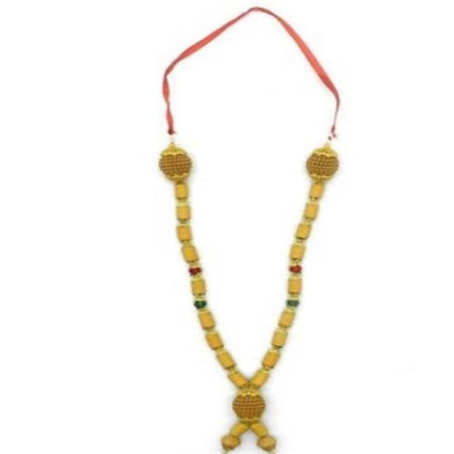 Buy Puja N Pujari Multi Color Pearls Garland For God Idols
