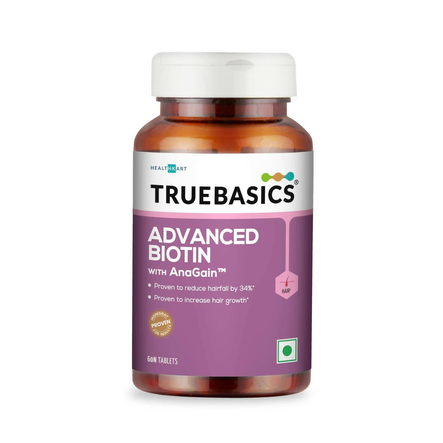 Buy TrueBasics Advanced Biotin with AnaGain Tablets from DrMediCart, Ship from India to USA