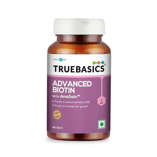 Buy TrueBasics Advanced Biotin with AnaGain Tablets from DrMediCart, Ship from India to USA