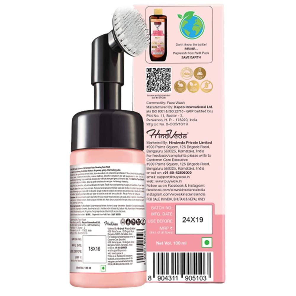 Wow Skin Science Himalayan Rose Foaming Face Wash - Drmedicart