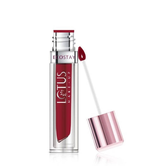 Lotus Make-Up Ecostay Matte Lip Lacquer - Red Fantasy (4 Gm) - DrMediCart