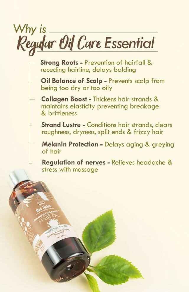 Nat Habit Men's Revital Summer Hair Oil