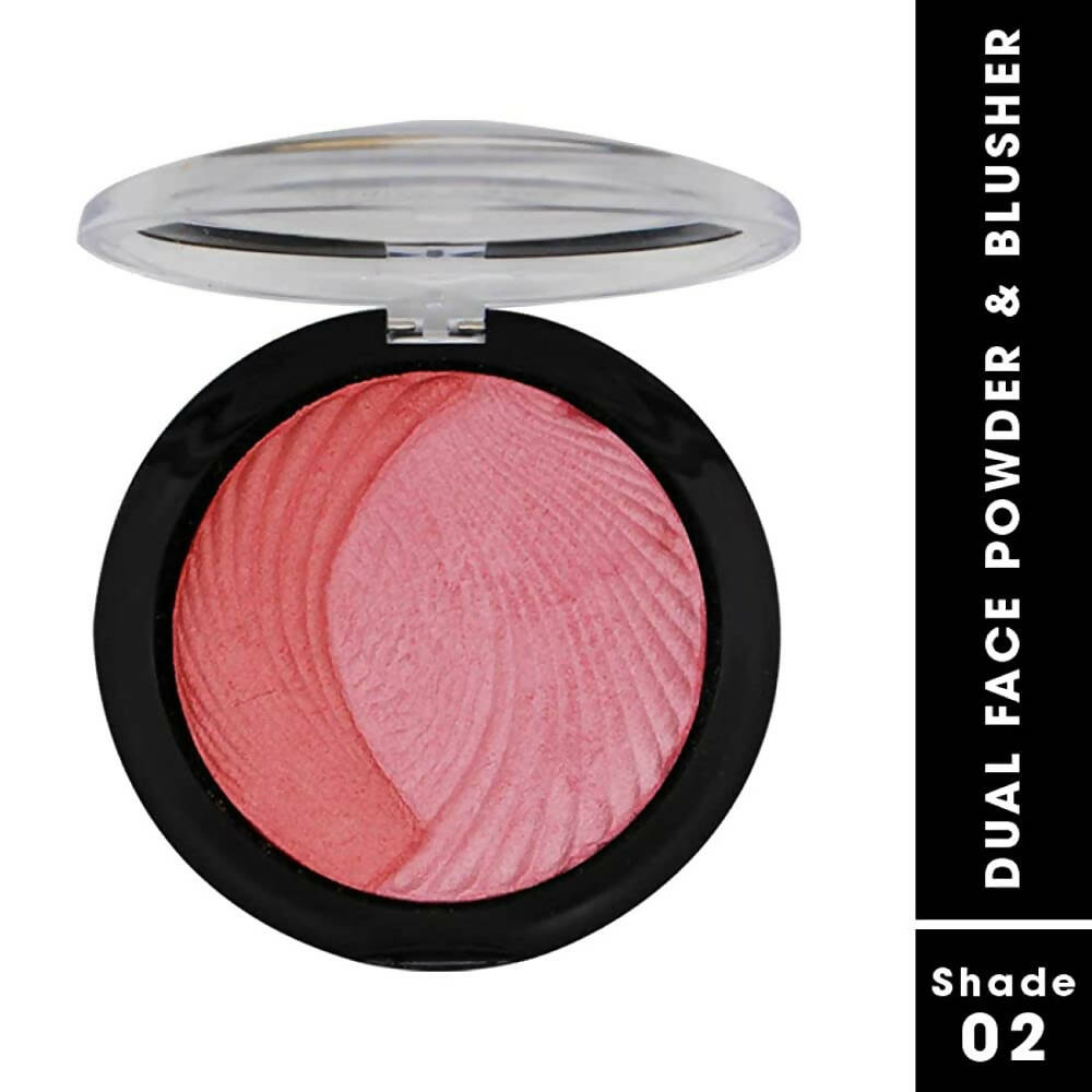 Fashion Colour Dual Face Powder and Blusher-Shade 02 (Indian Fair)