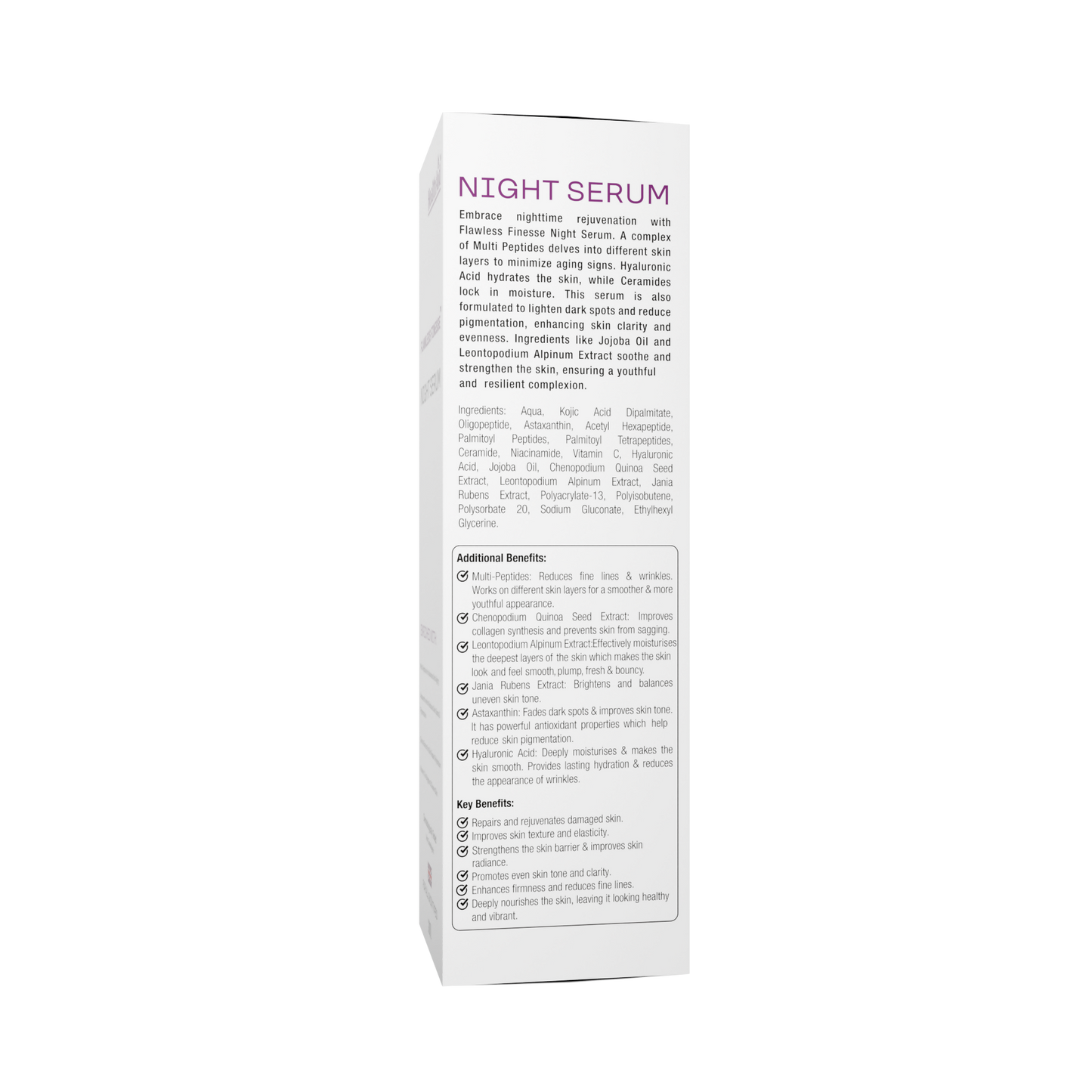 Flawless Finesse By HealthAid Night Serum