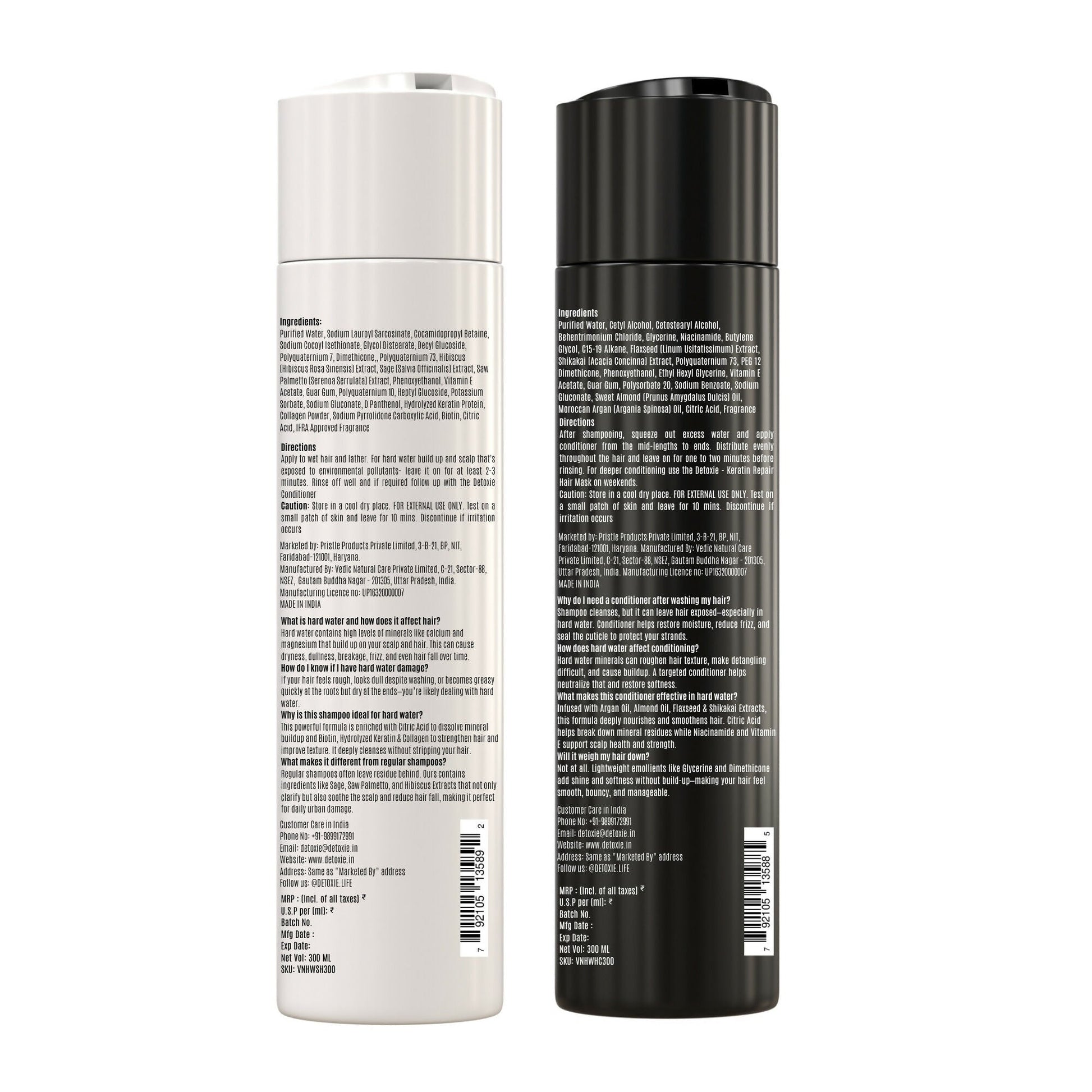 Detoxie Shampoo & Conditioner Combo - Hard Water Repair