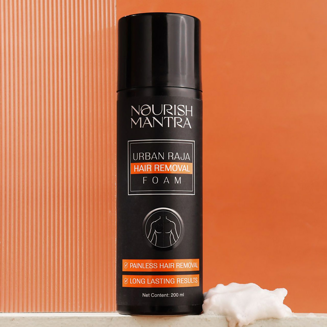 Nourish Mantra Urban Raja Hair Removal Foam with Shea Butter For Painless Hair Removal