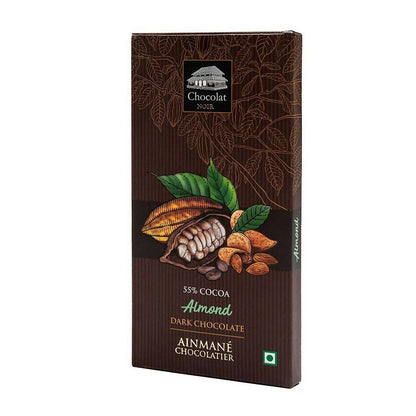 Buy Ainmane Almond Dark Chocolate 55% Cocoa from DrMediCart