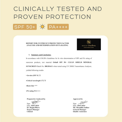Orimii 100% Pure Mineral Sunscreen SPF 50