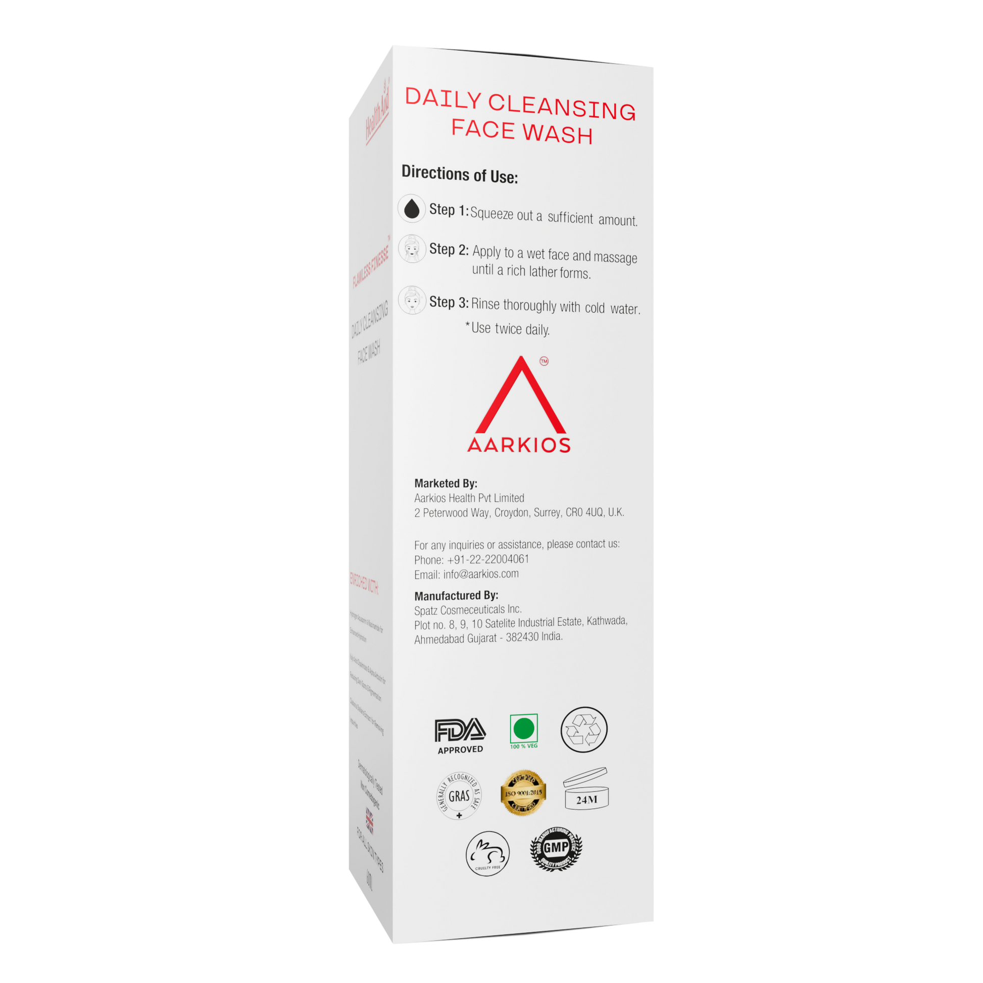 Flawless Finesse By HealthAid Daily Cleansing Facewash